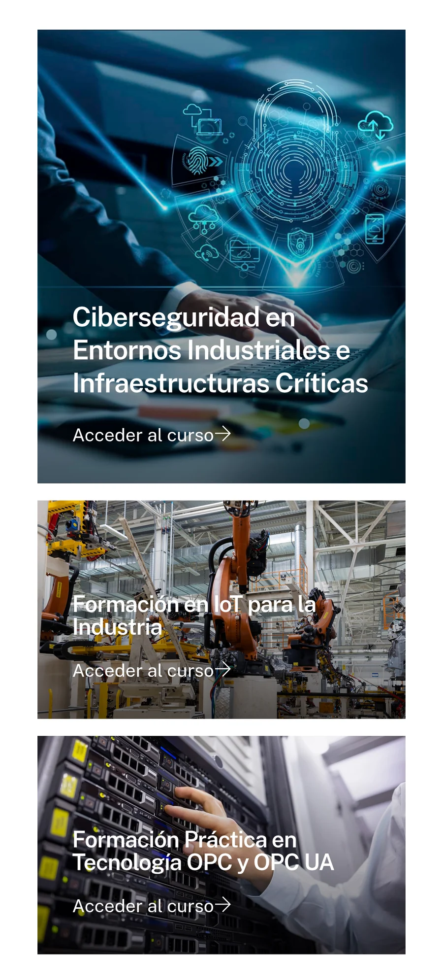 Cursos de Vester Training en móvil