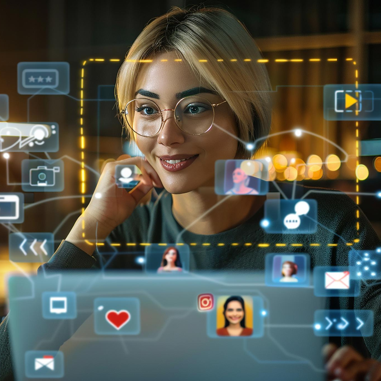 Captación de leads en redesociales como: Facebook, Instagram, Linkedin, Youtube